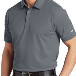 Nike men’s golf drifit grey polo